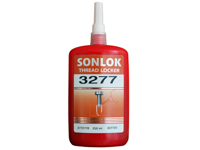 SONLOK3277 高强度永久型螺纹锁固密封胶轴承胶圆柱形零件固持胶防水防油抗震防腐蚀250ML