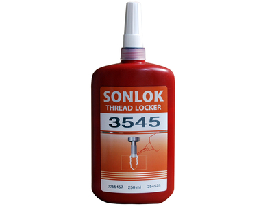 SONLOK3545 易拆卸螺纹锁固密封胶轴承胶圆柱形零件固持胶防水防油抗震防腐蚀250ML