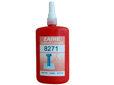 ZAIHE8271高强度耐高温螺纹锁固密封胶不可拆卸圆柱固持胶水防腐蚀防漏气抗震250ml